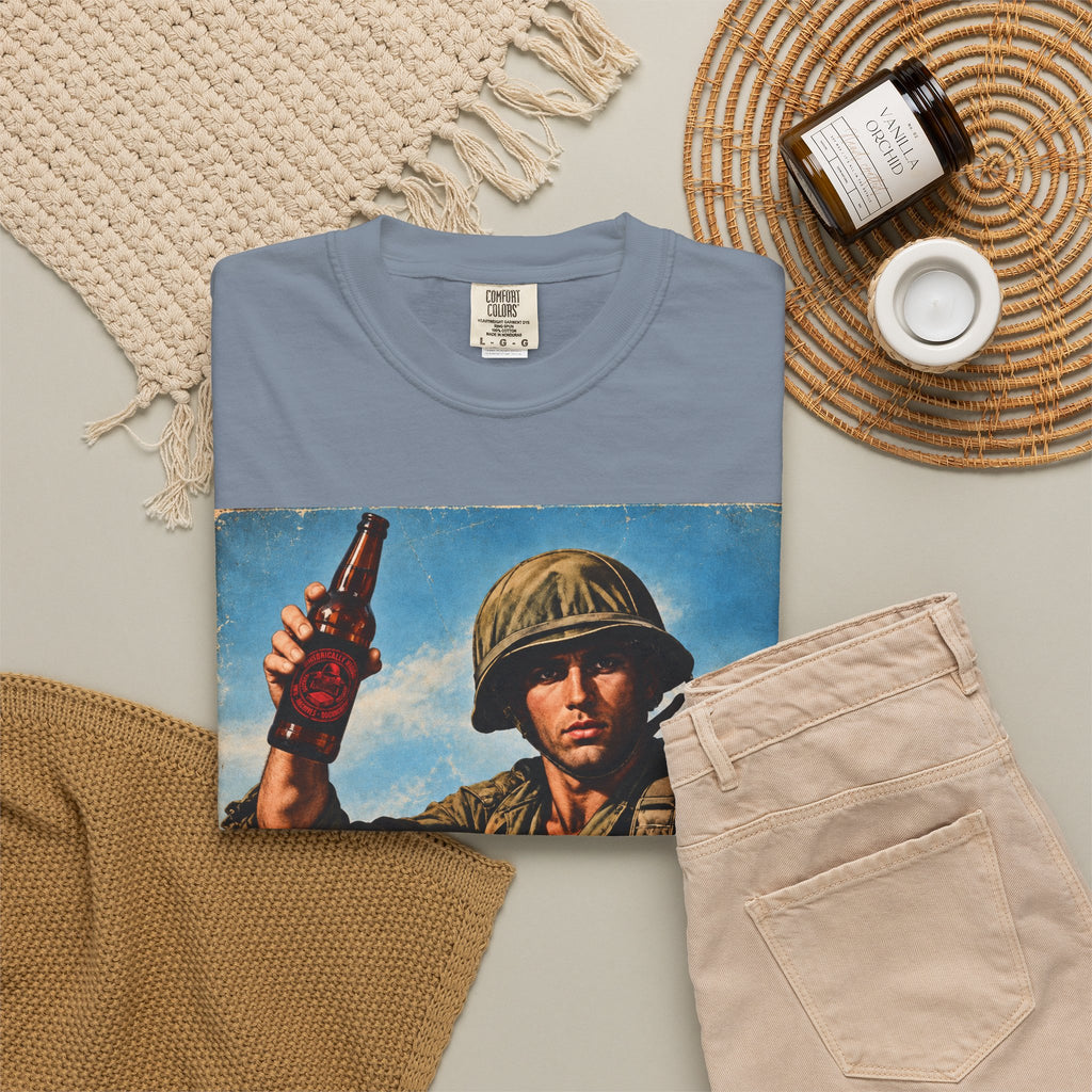 Israel Vintage Soldier T-Shirt – "I'm Not Dying for Israel" Graphic Tee