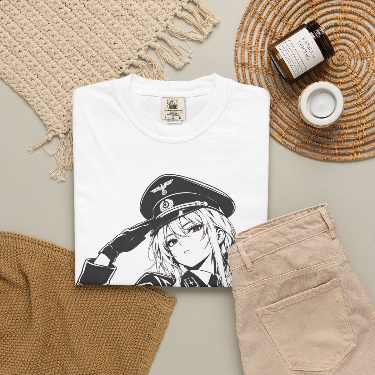 Anime Officer Salute T-Shirt