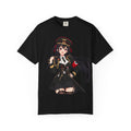 Anime Girl Military Uniform T-Shirt — Cute Officer Character Tee