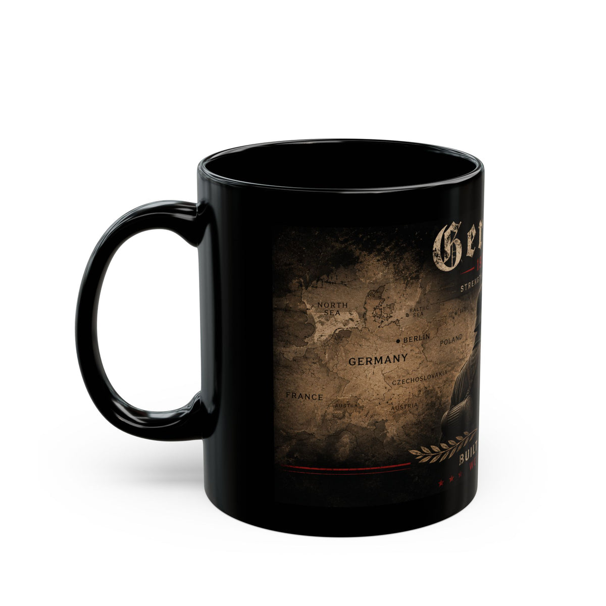 Germany 1939-1945 Commemorative Black Mug