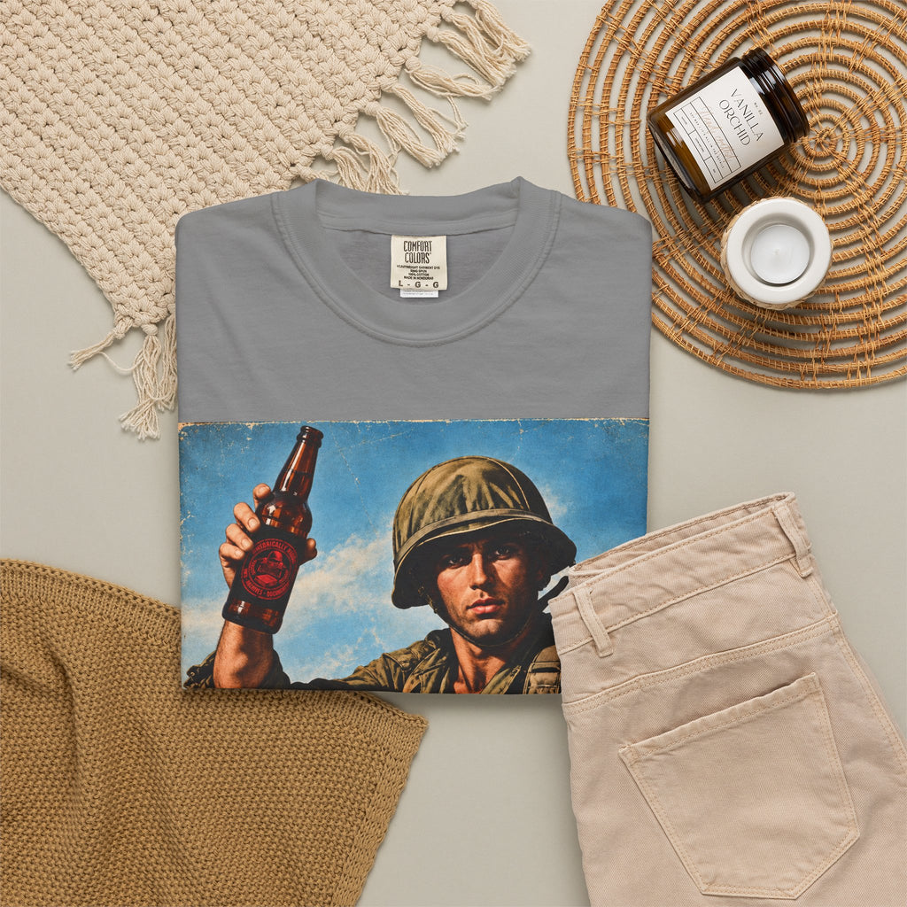 Israel Vintage Soldier T-Shirt – "I'm Not Dying for Israel" Graphic Tee