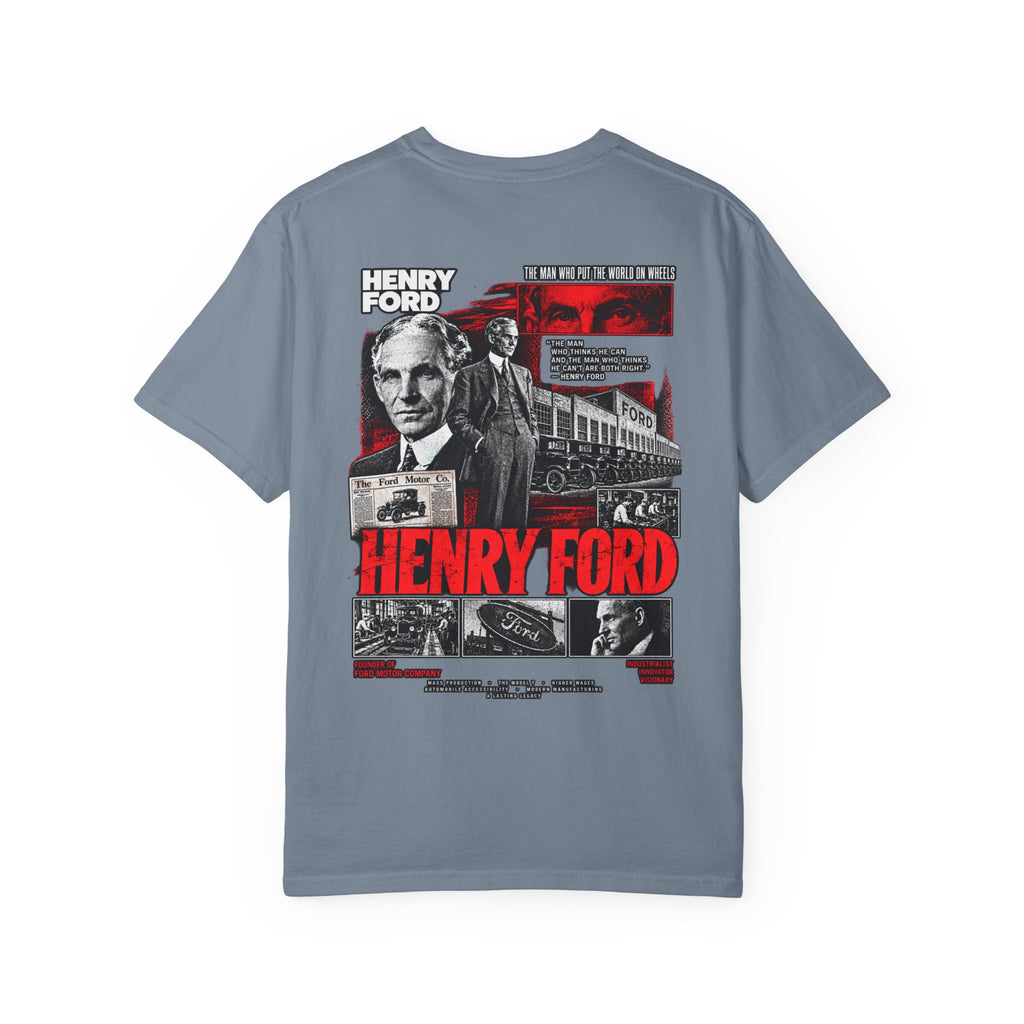 Henry Ford Graphic T-Shirt — Vintage Automotive Tribute Tee