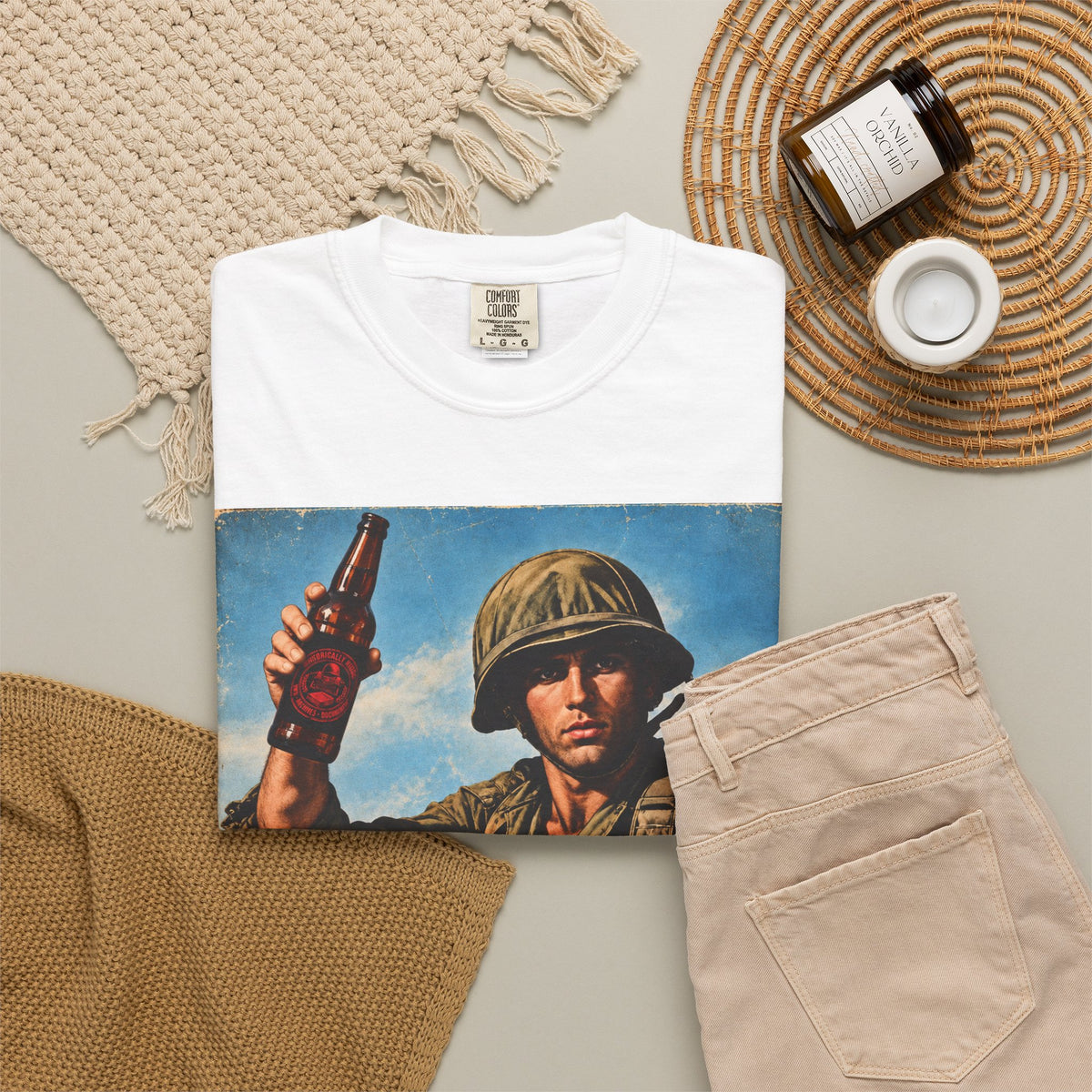 Israel Vintage Soldier T-Shirt – "I'm Not Dying for Israel" Graphic Tee