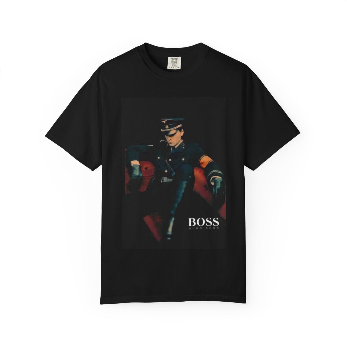 Boss Portrait T‑Shirt — Edgy Retro Leader Graphic Tee