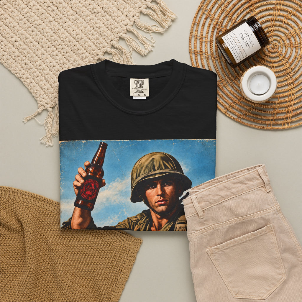 Israel Vintage Soldier T-Shirt – "I'm Not Dying for Israel" Graphic Tee