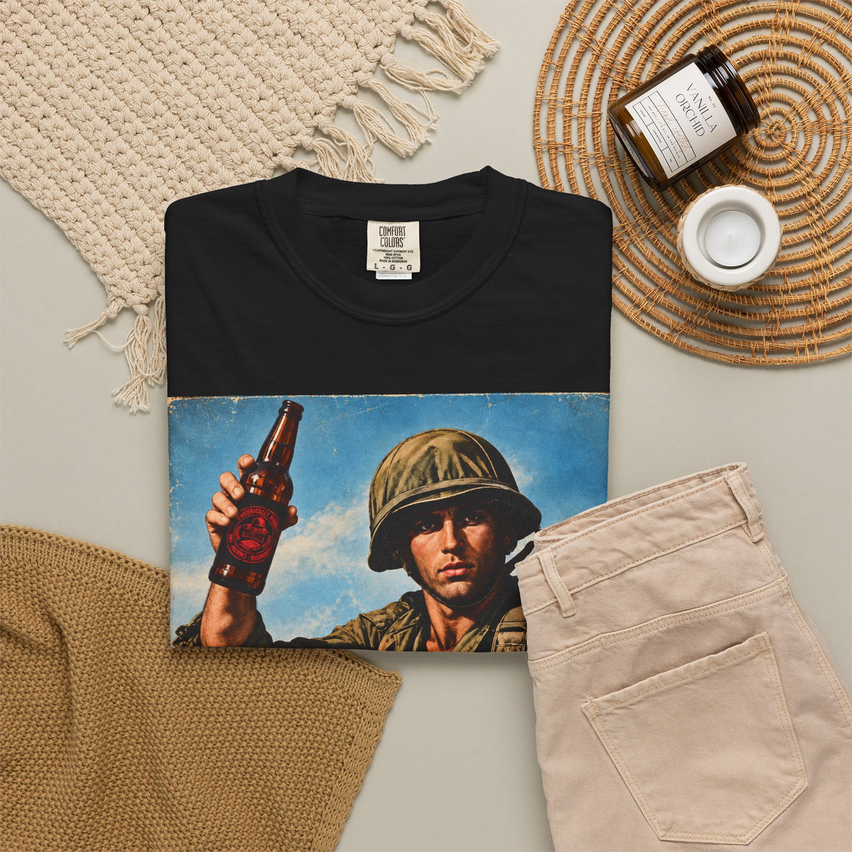 Israel Vintage Soldier T-Shirt – "I'm Not Dying for Israel" Graphic Tee