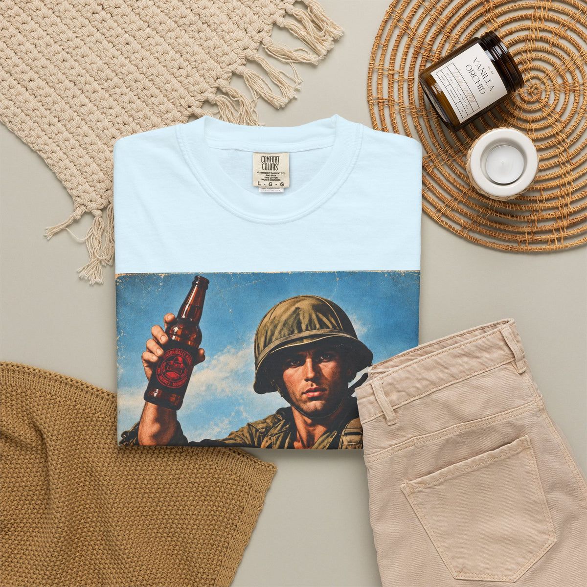 Israel Vintage Soldier T-Shirt – "I'm Not Dying for Israel" Graphic Tee