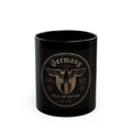 Germany Eagle Crest Mug | Vintage Coat of Arms Black Ceramic