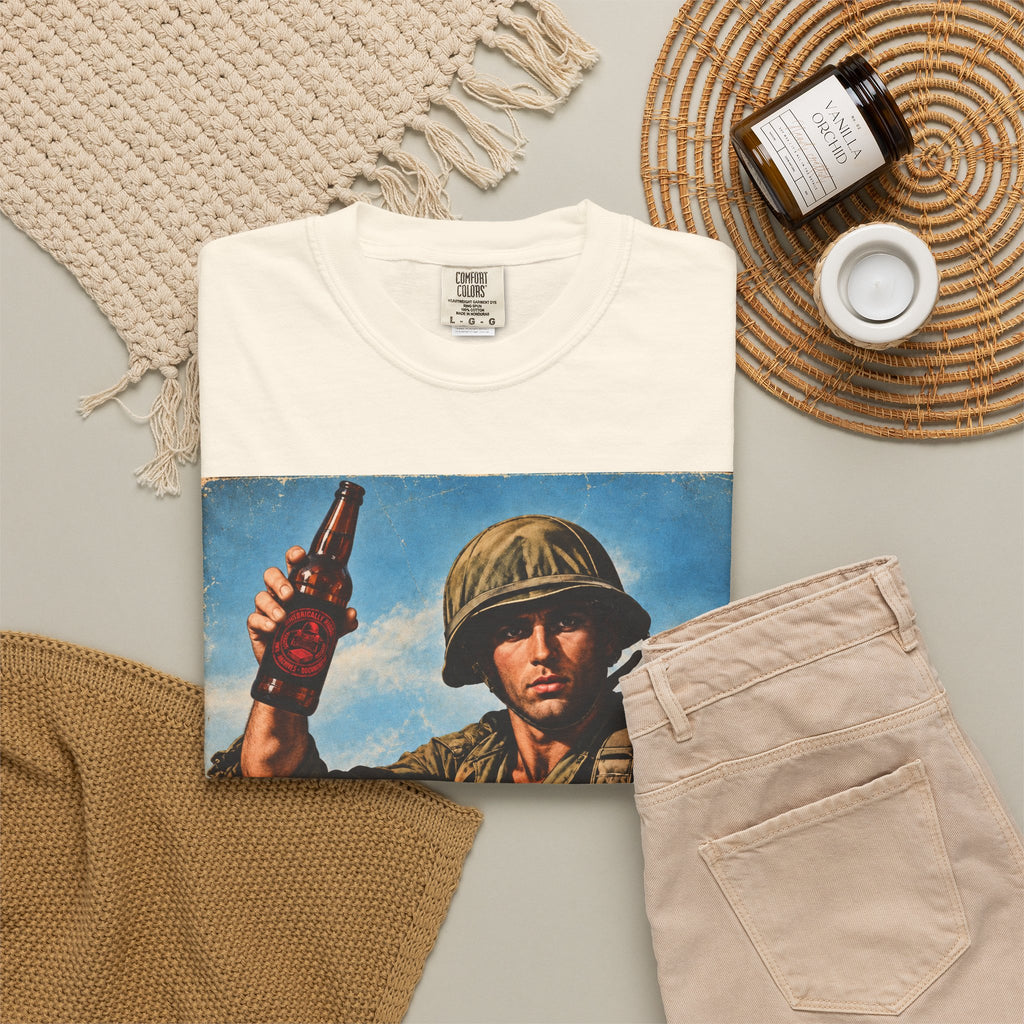 Israel Vintage Soldier T-Shirt – "I'm Not Dying for Israel" Graphic Tee