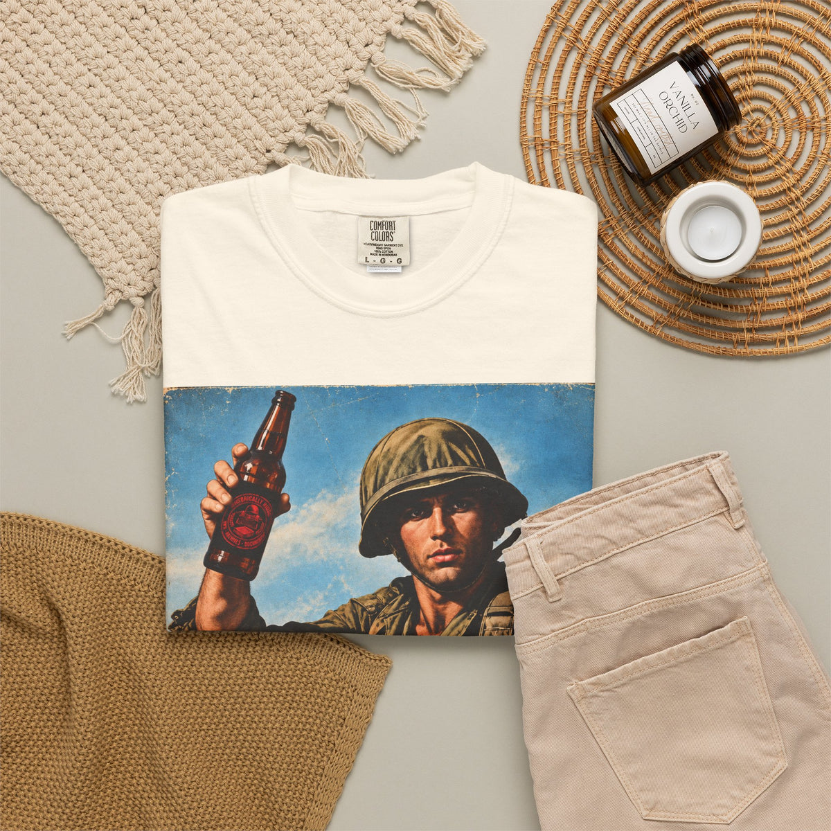 Israel Vintage Soldier T-Shirt – "I'm Not Dying for Israel" Graphic Tee