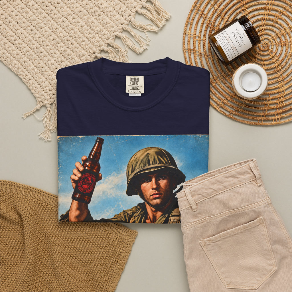 Israel Vintage Soldier T-Shirt – "I'm Not Dying for Israel" Graphic Tee