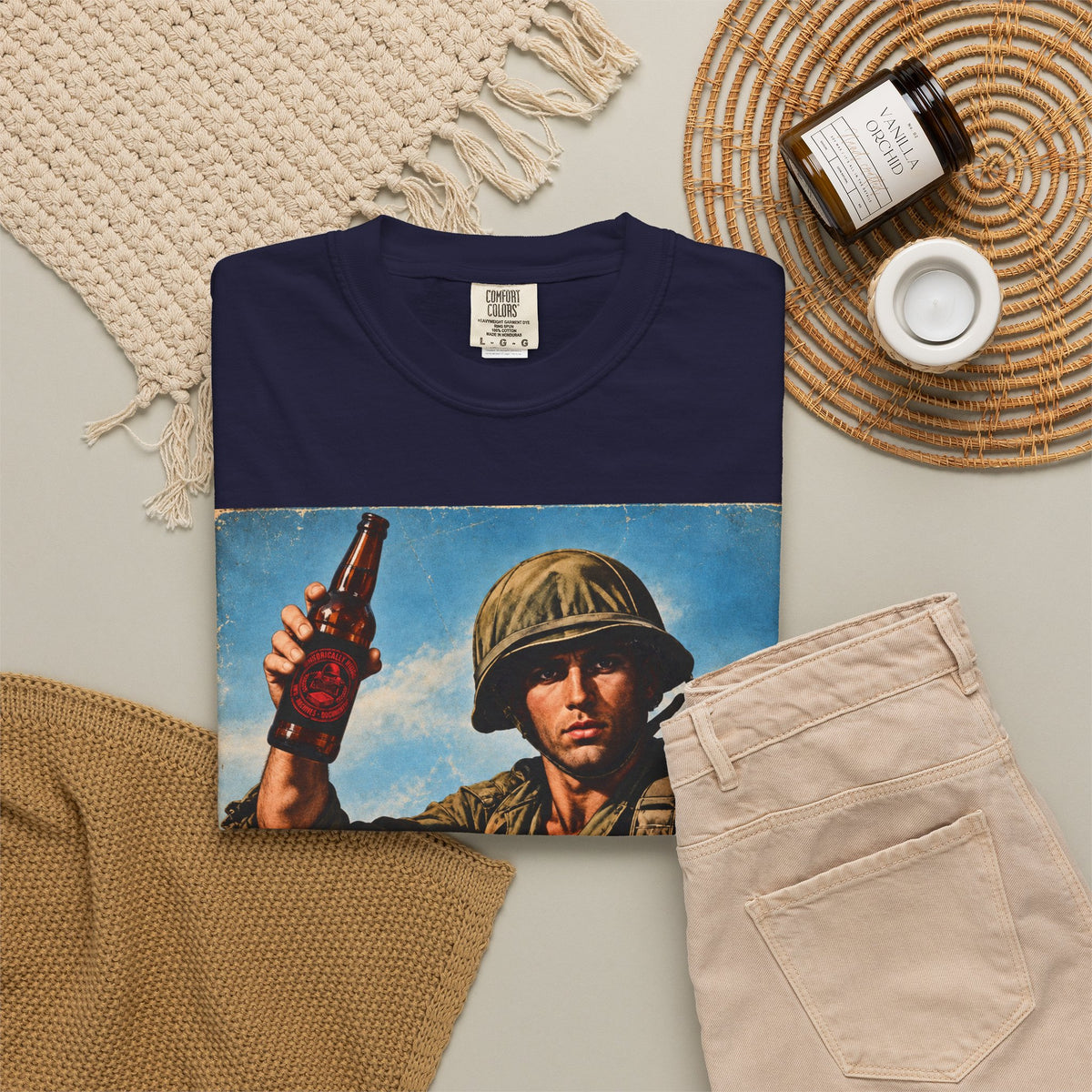 Israel Vintage Soldier T-Shirt – "I'm Not Dying for Israel" Graphic Tee