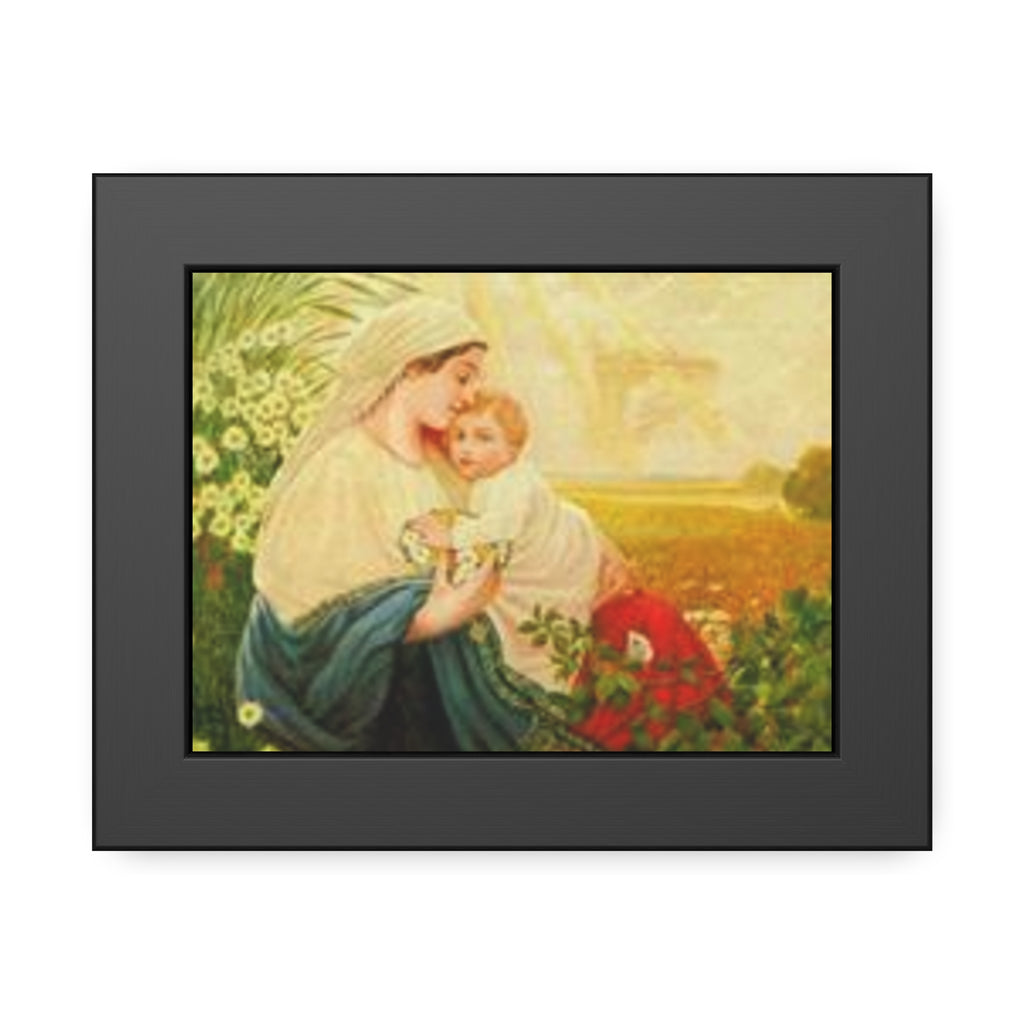 AH Painting of Mother Mary with the Holy Child Jesus Christ