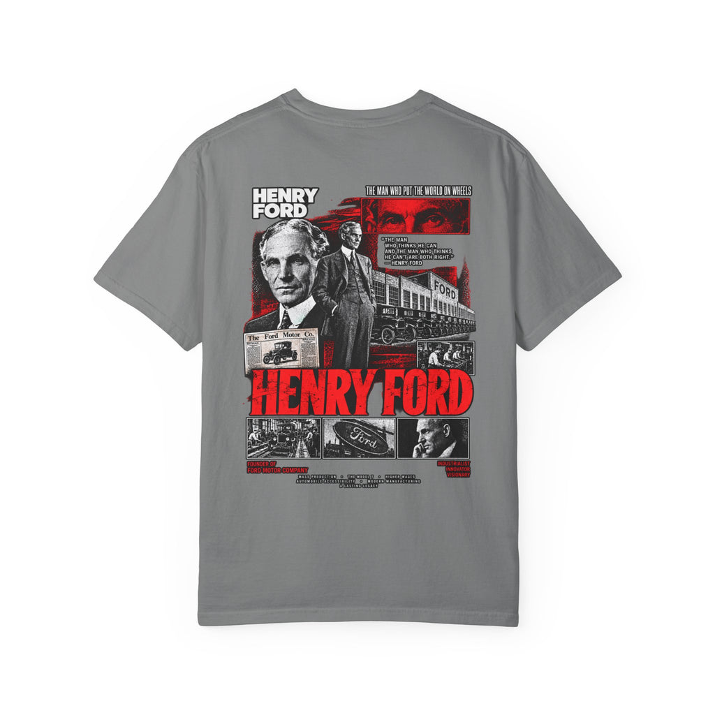 Henry Ford Graphic T-Shirt — Vintage Automotive Tribute Tee