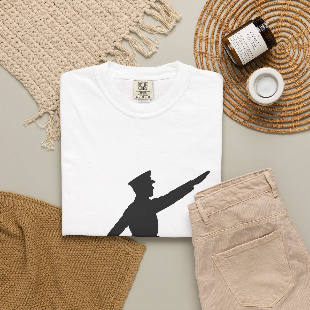 Vintage Painter/Michael Jordan Salute Jump Silhouette T-Shirt