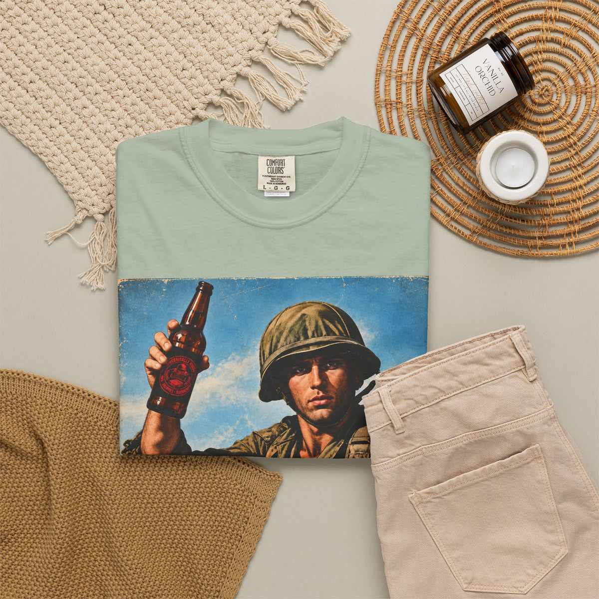 Israel Vintage Soldier T-Shirt – "I'm Not Dying for Israel" Graphic Tee
