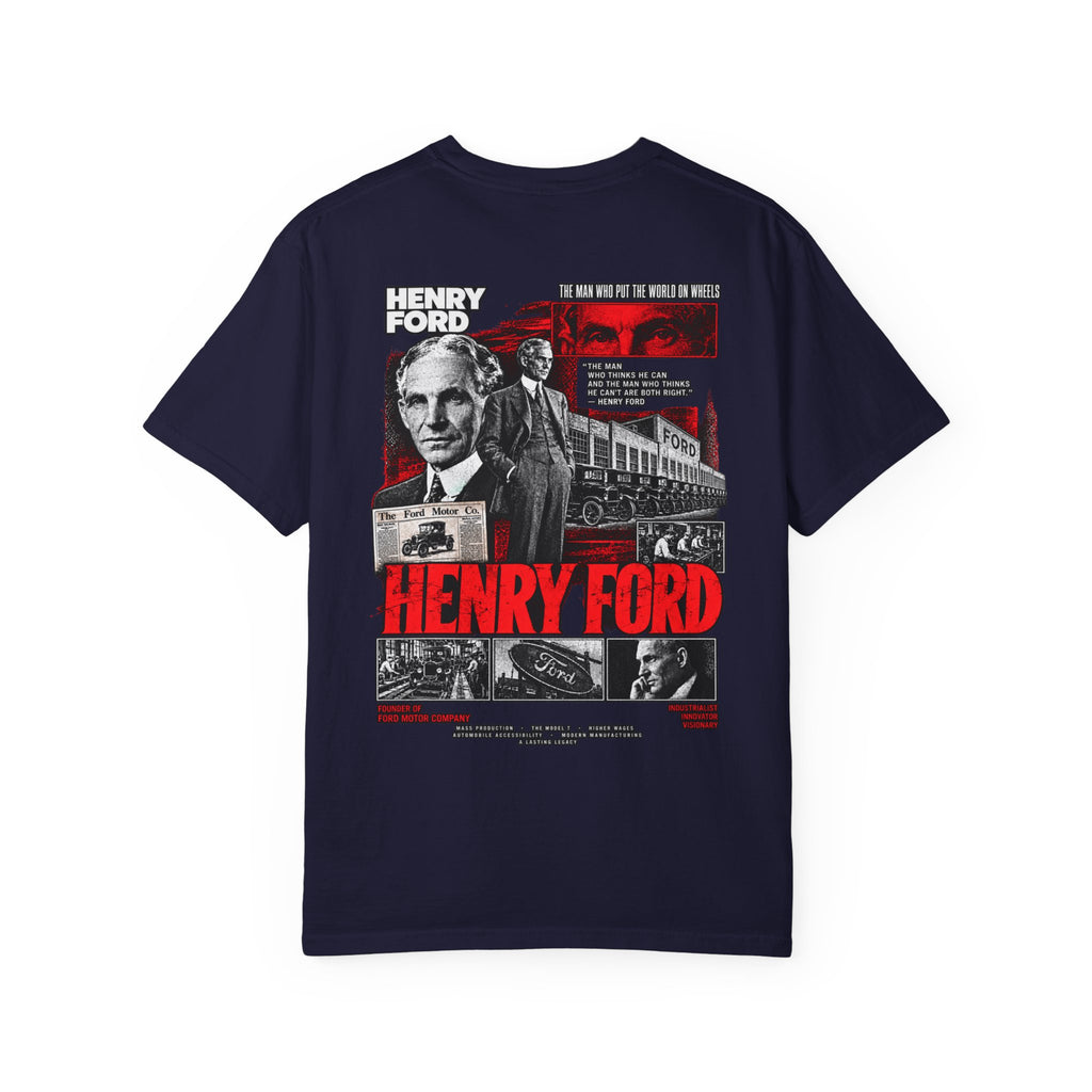 Henry Ford Graphic T-Shirt — Vintage Automotive Tribute Tee