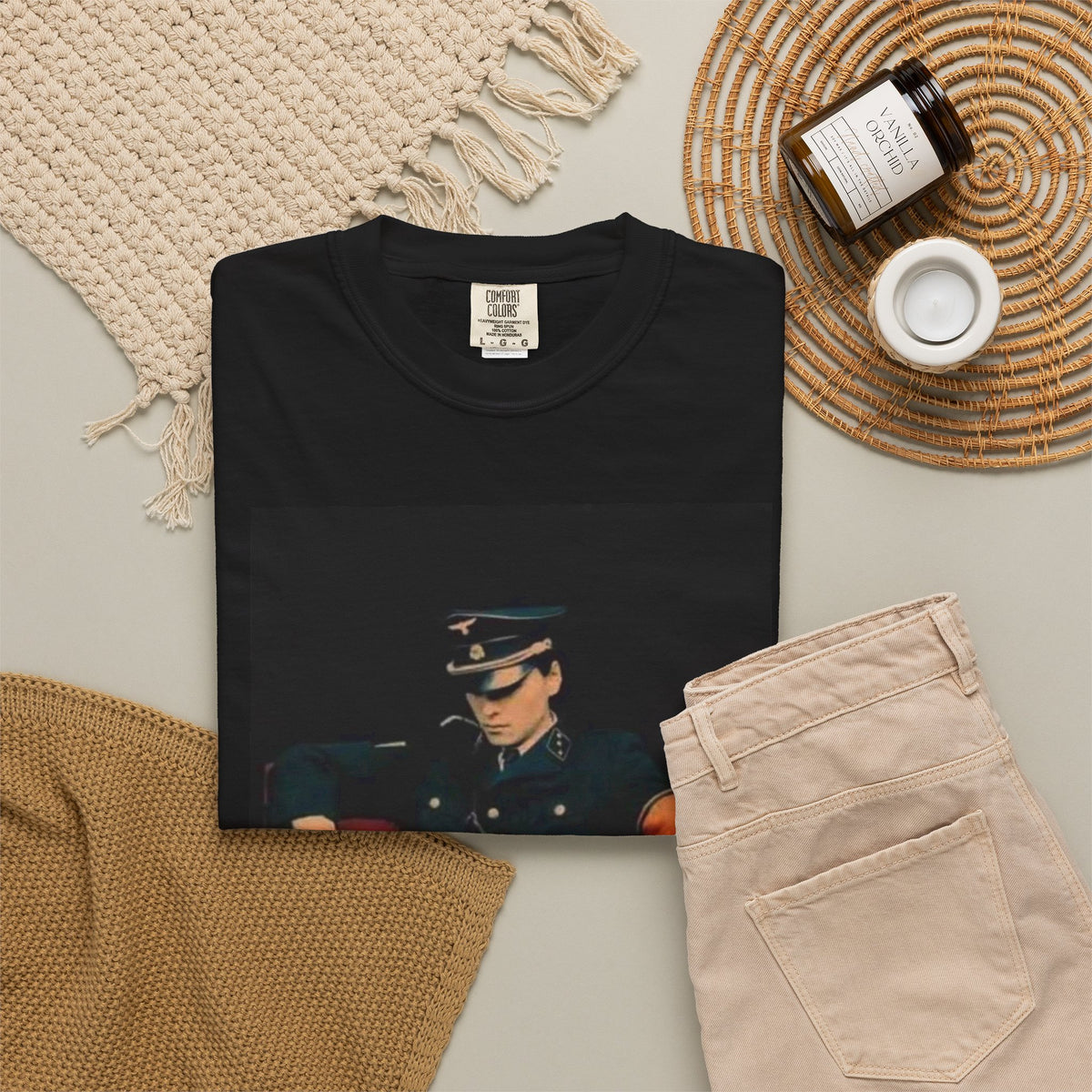 Boss Portrait T‑Shirt — Edgy Retro Leader Graphic Tee