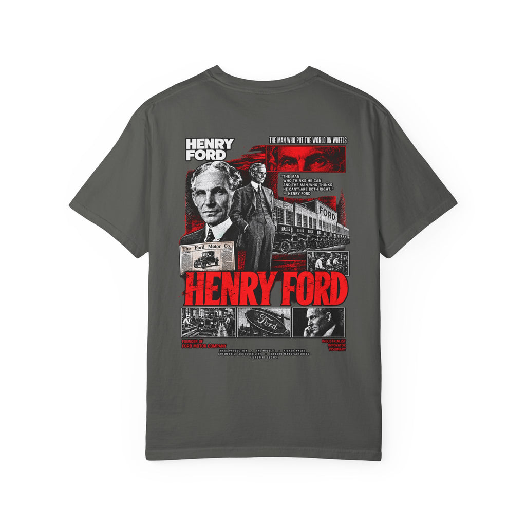 Henry Ford Graphic T-Shirt — Vintage Automotive Tribute Tee