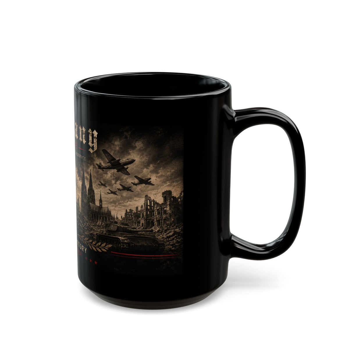 Germany 1939-1945 Commemorative Black Mug