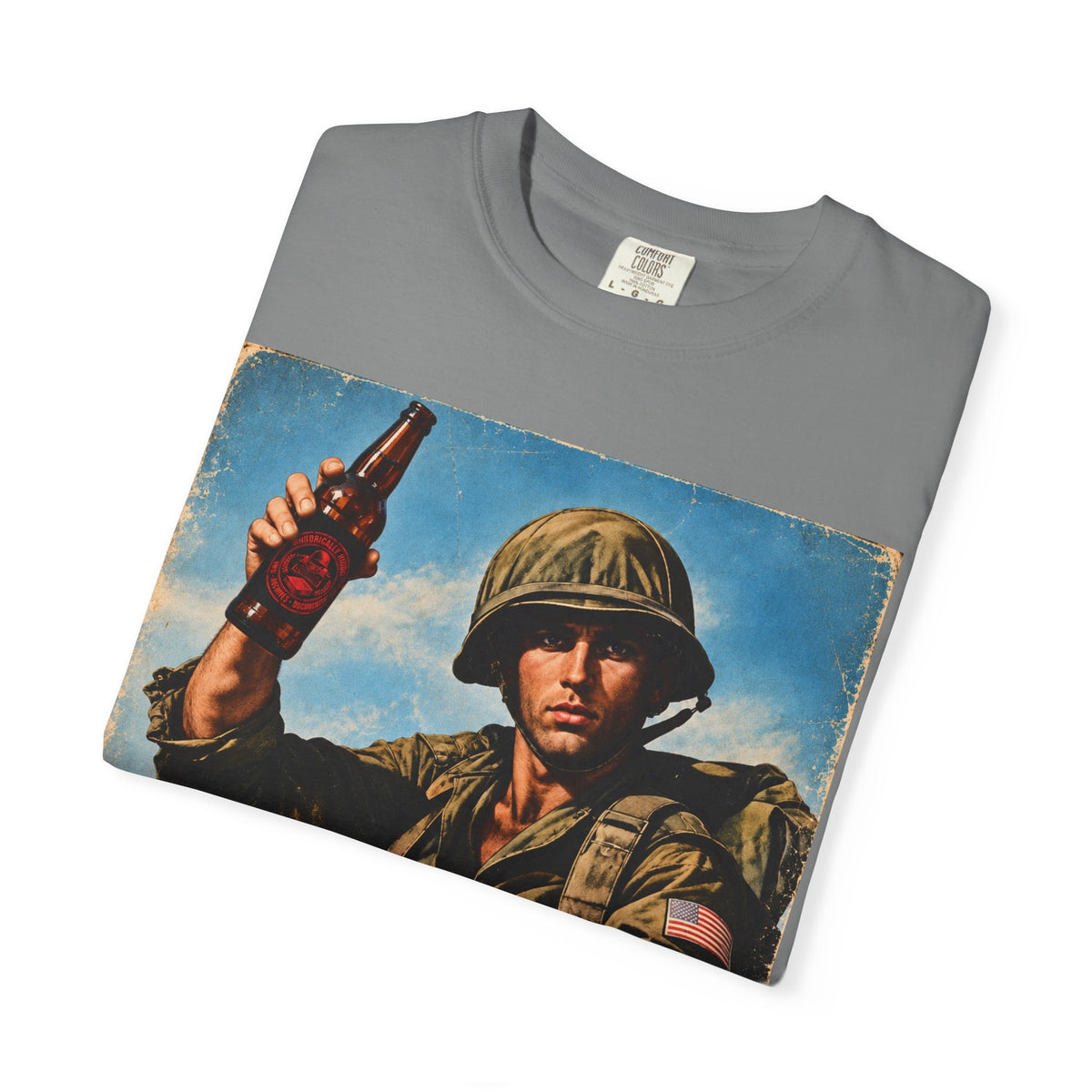 Israel Vintage Soldier T-Shirt – "I'm Not Dying for Israel" Graphic Tee
