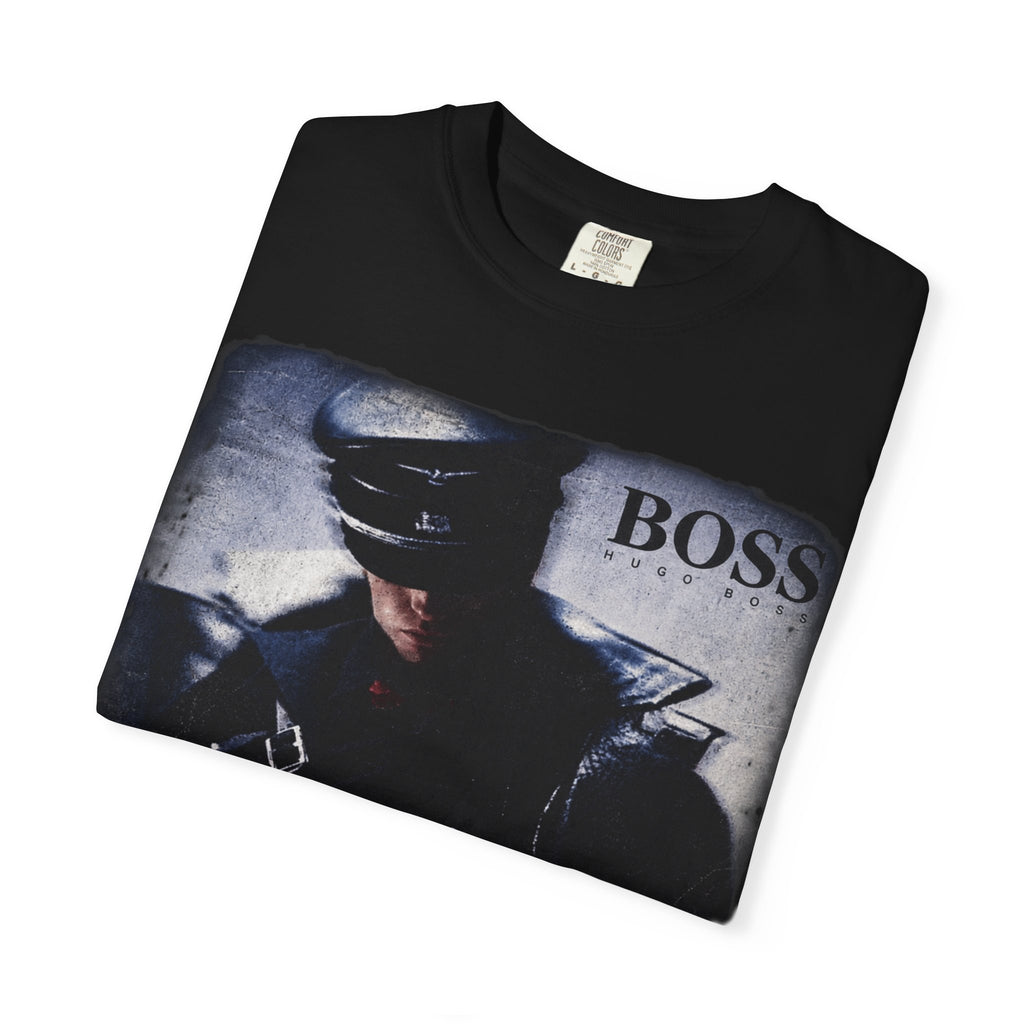 Boss Leather Jacket Graphic T‑Shirt