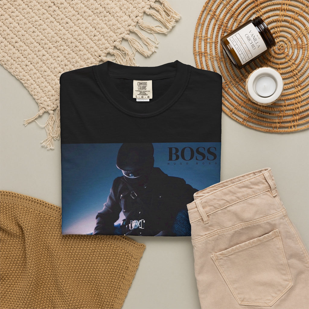 Boss Graphic T‑Shirt — Moody Photo Print Tee